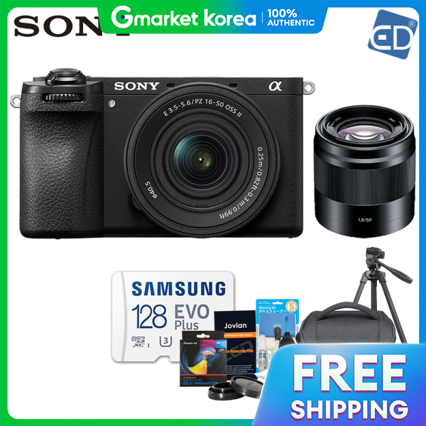 Sony | Sony Genuine A6700 / 16-50mm + 50mm / 128Gb + Full Bag Package / Ed (16-50mm Ii Lens Changed) Giá 44,283,990 Đồng*Miễn phí vận chuyển
