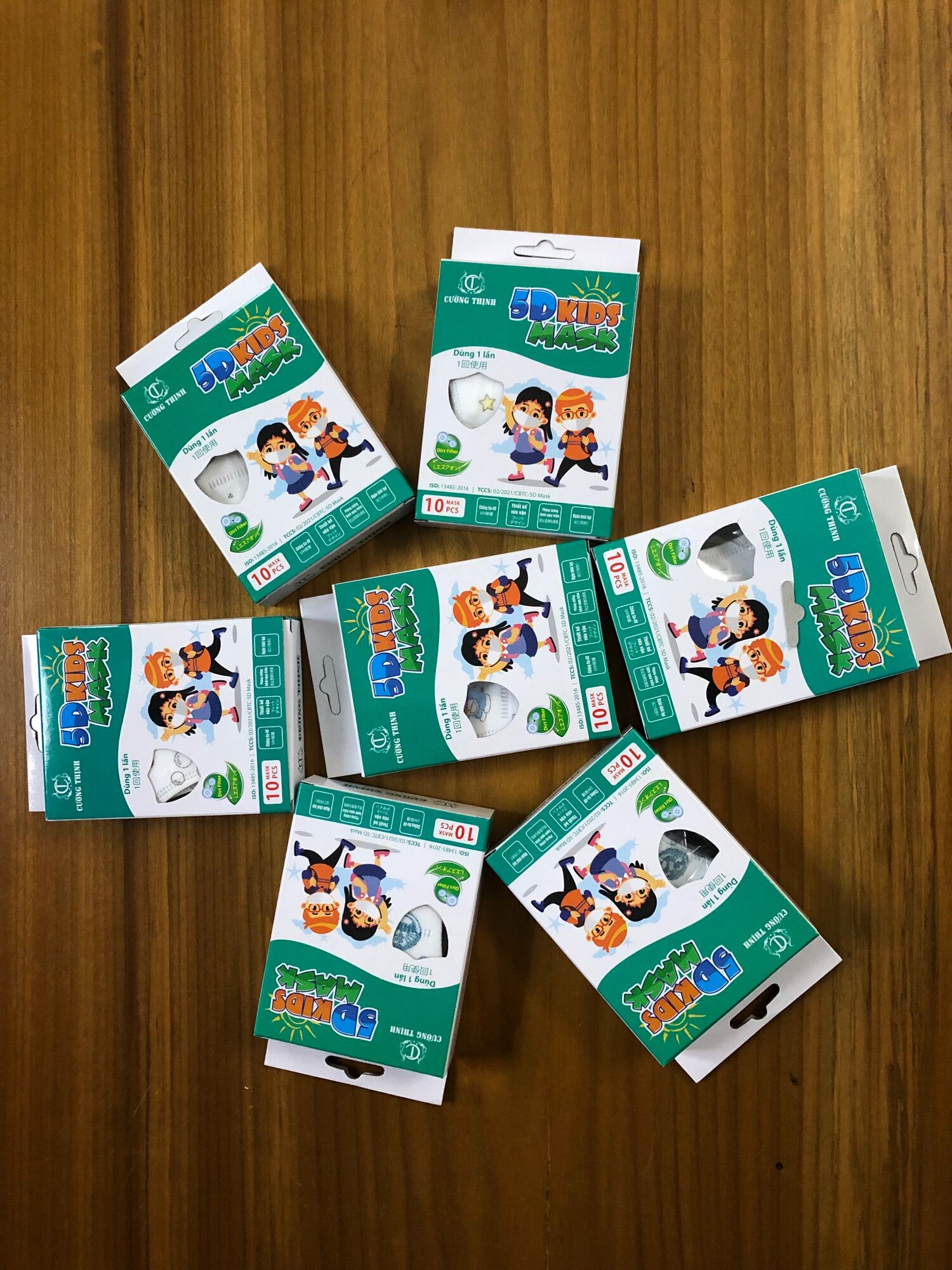 Khẩu trang y tế 5D cho bé