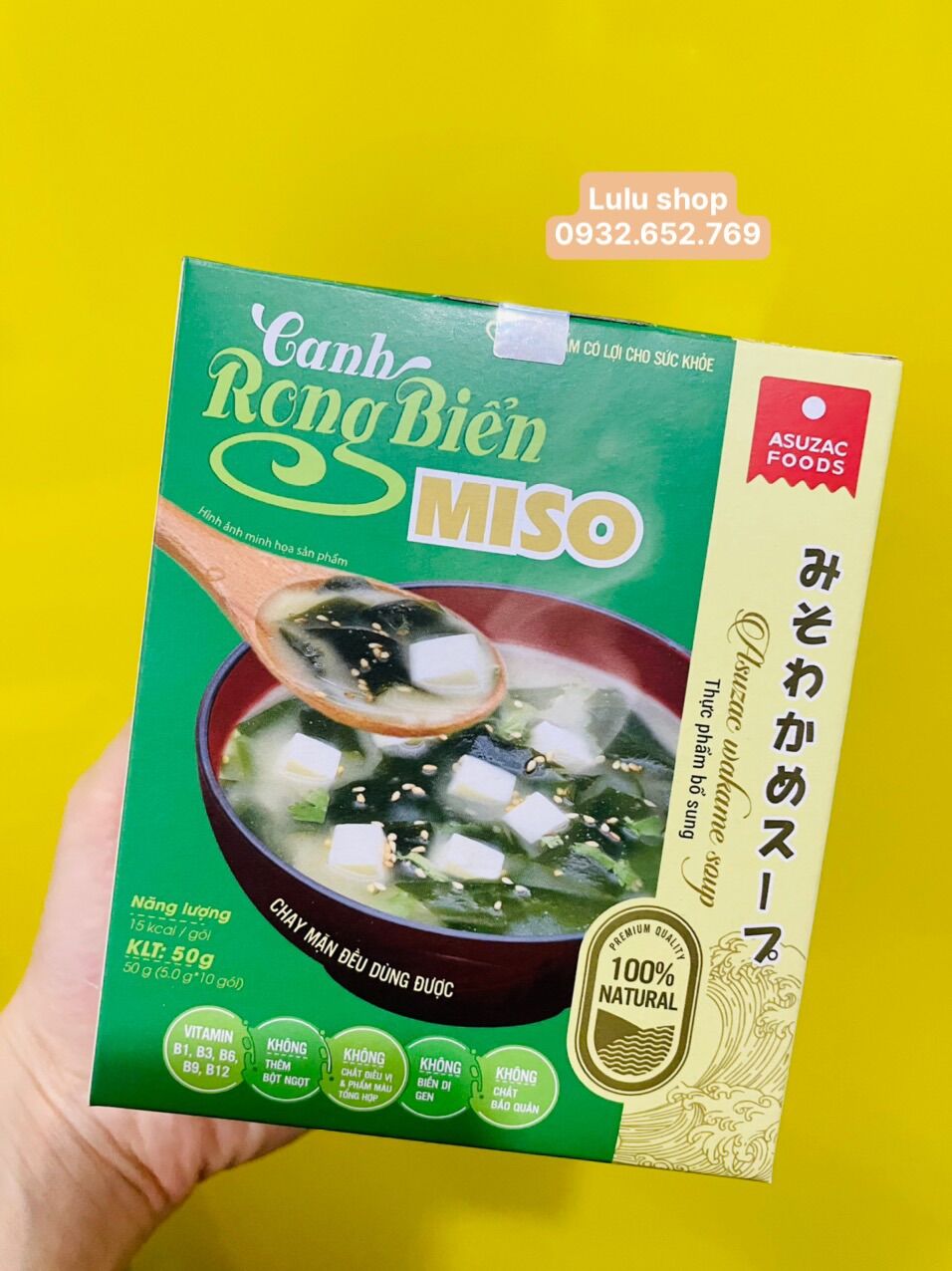 Canh Rong biển Miso ăn liền ASUZAC
