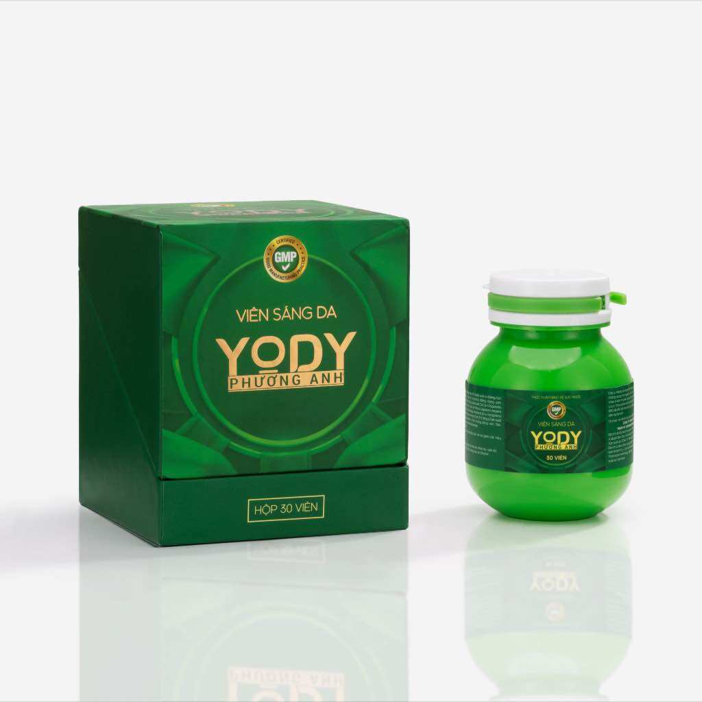 Viên uống sáng da Phương Anh Yody hôp 30 viên