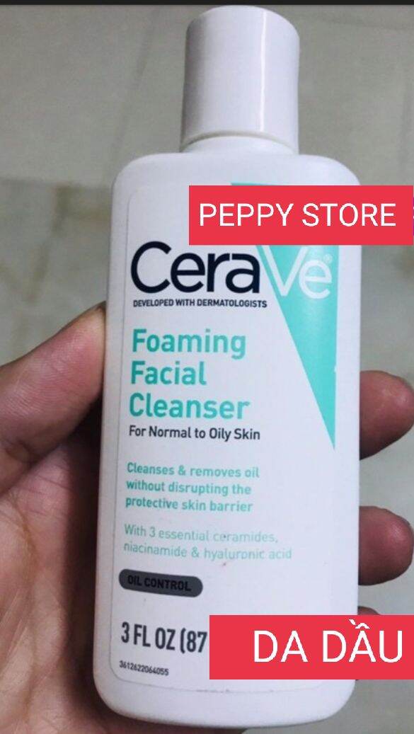 Sữa rửa mặt cerave bản mỹ 87ml