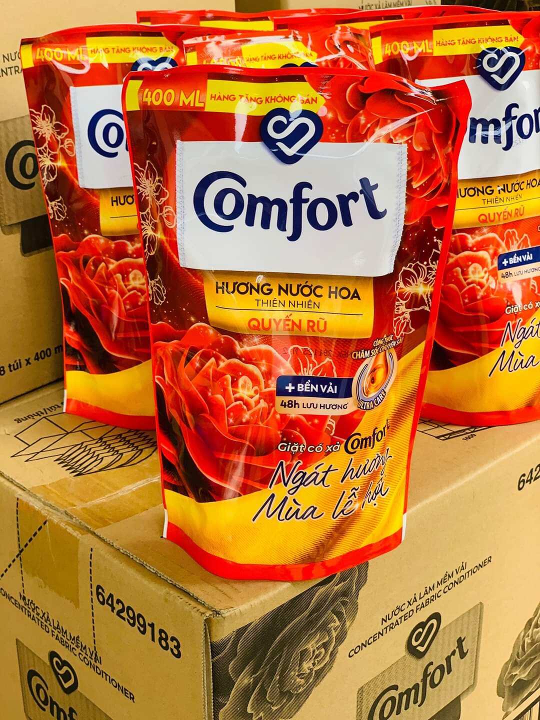 [HCM]Combo 2 Bịch Nước Xả Vải Comfort 400ml