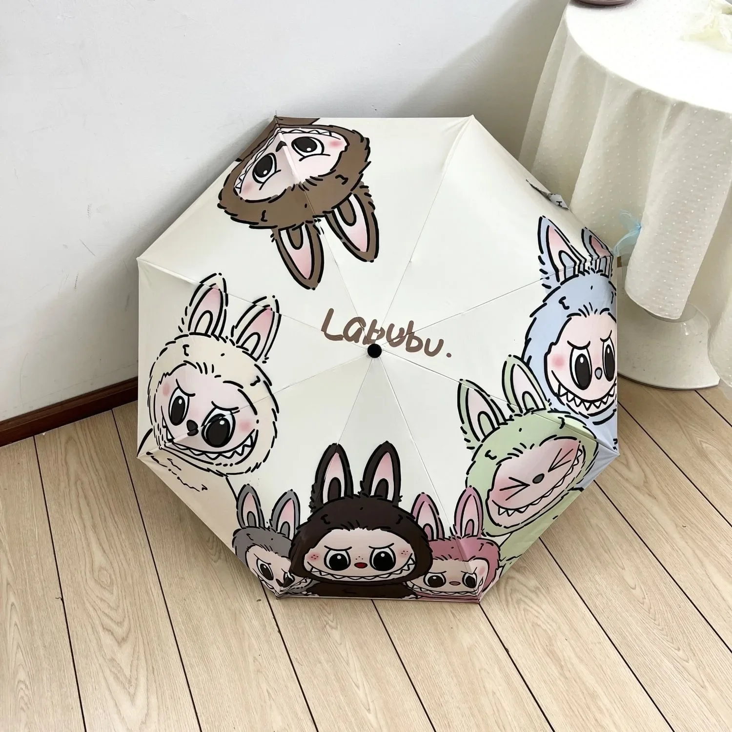 Ô Che Nắng Tự Động Labubu Ô Che Mưa Chống Tia Cực Tím Đa Năng Ô Che Nắng Và Mưa Ngoài Trời Lớn