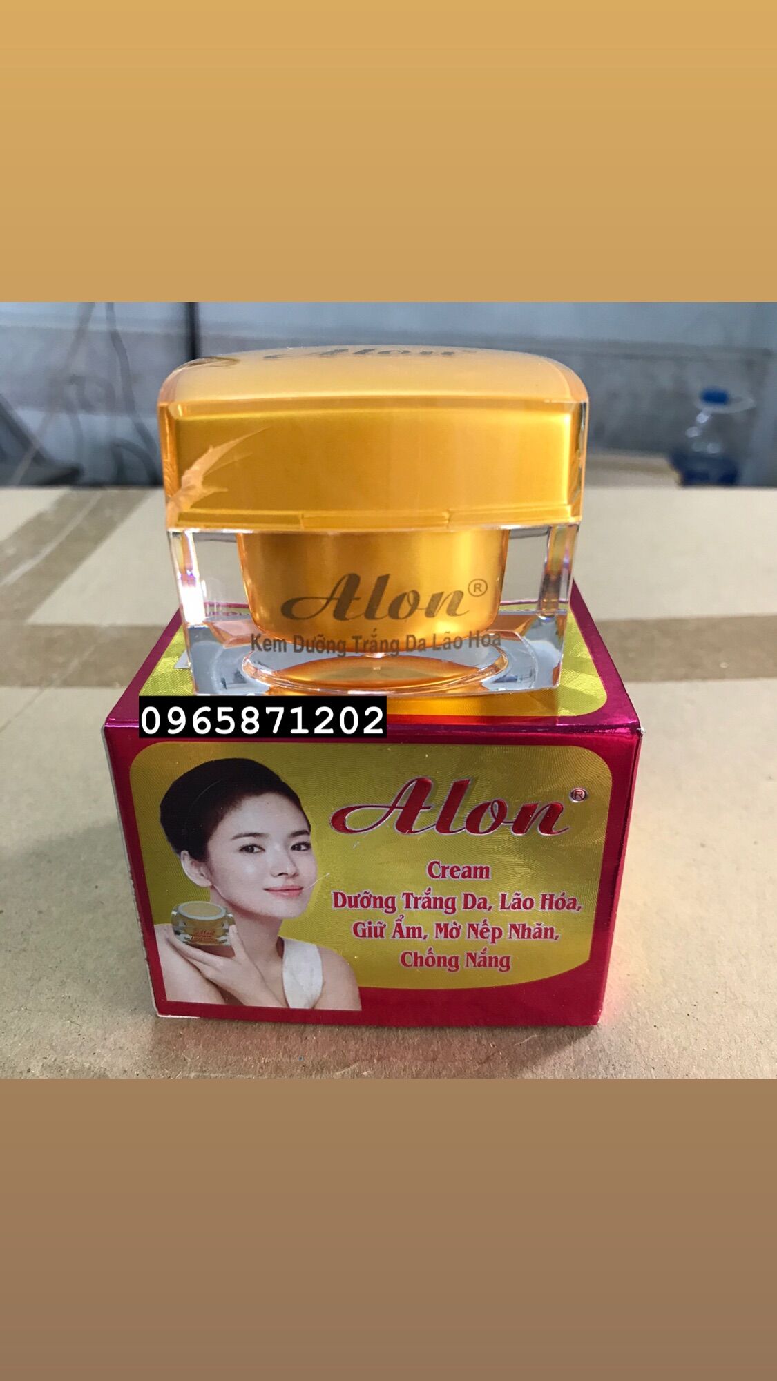 Kem Alon dưỡng trắng ngừa lão hoá 17g