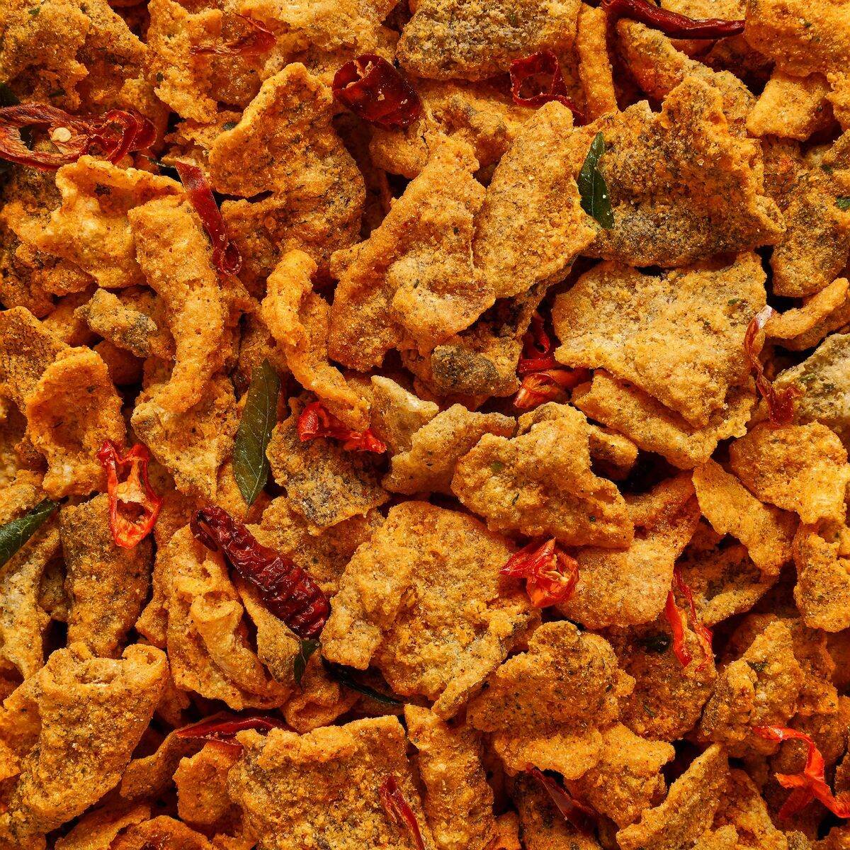 DA CÁ TUYẾT TRỨNG MUỐI x4 CAY 50G