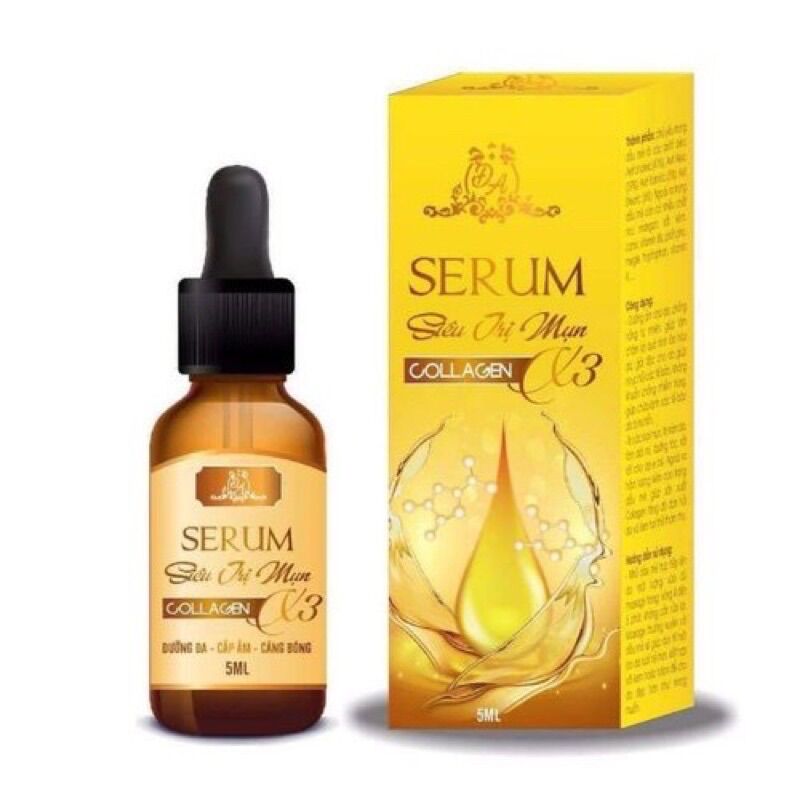 Serum mụn collagen x3 đông anh chính hãng