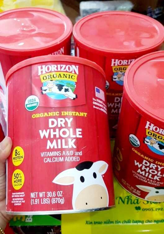 Sữa tươi dạng bột Horizon Mỹ chuẩn air thumbnail