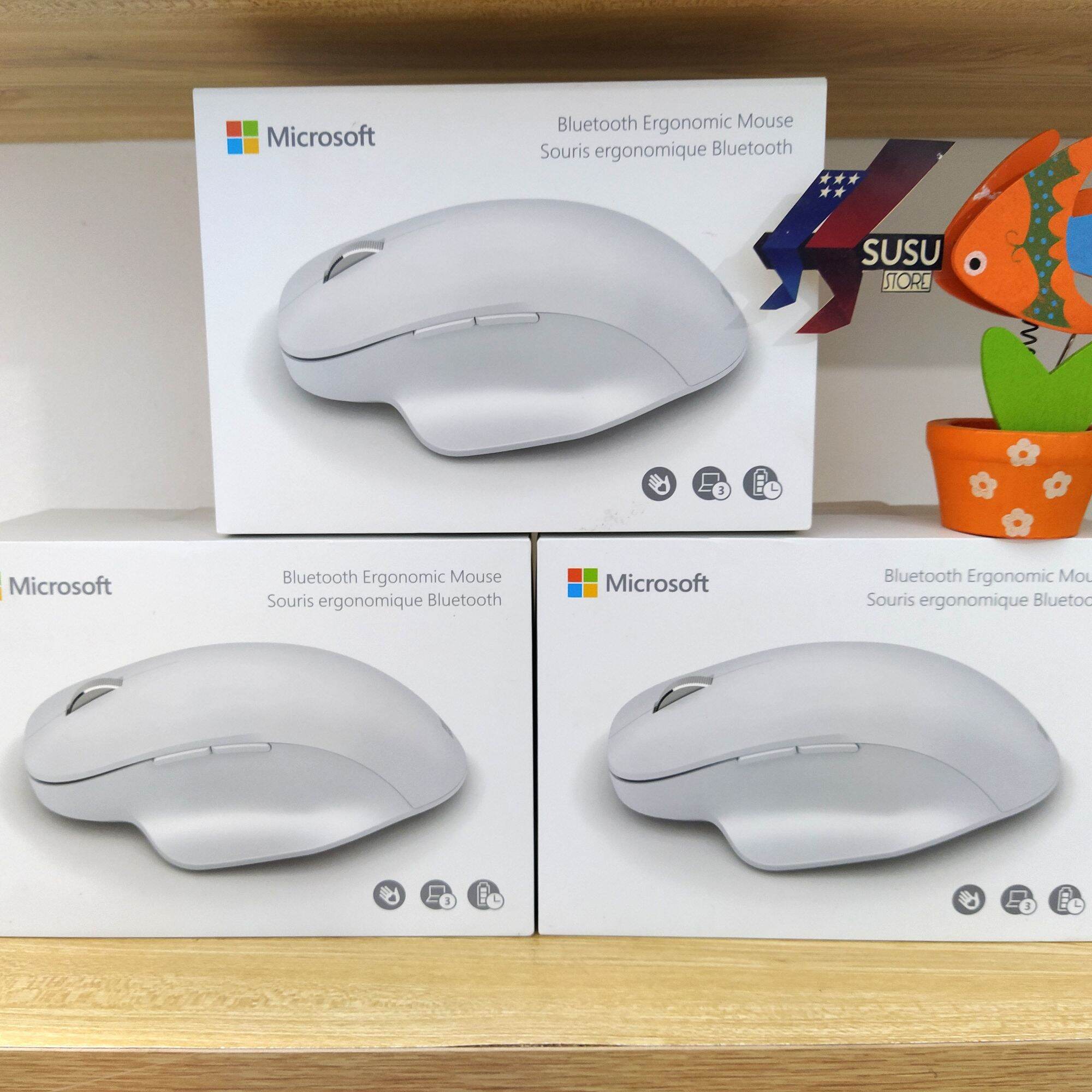 [HCM]Chuột New Microsoft Bluetooth Ergonomic Mouse - Model mới 2020