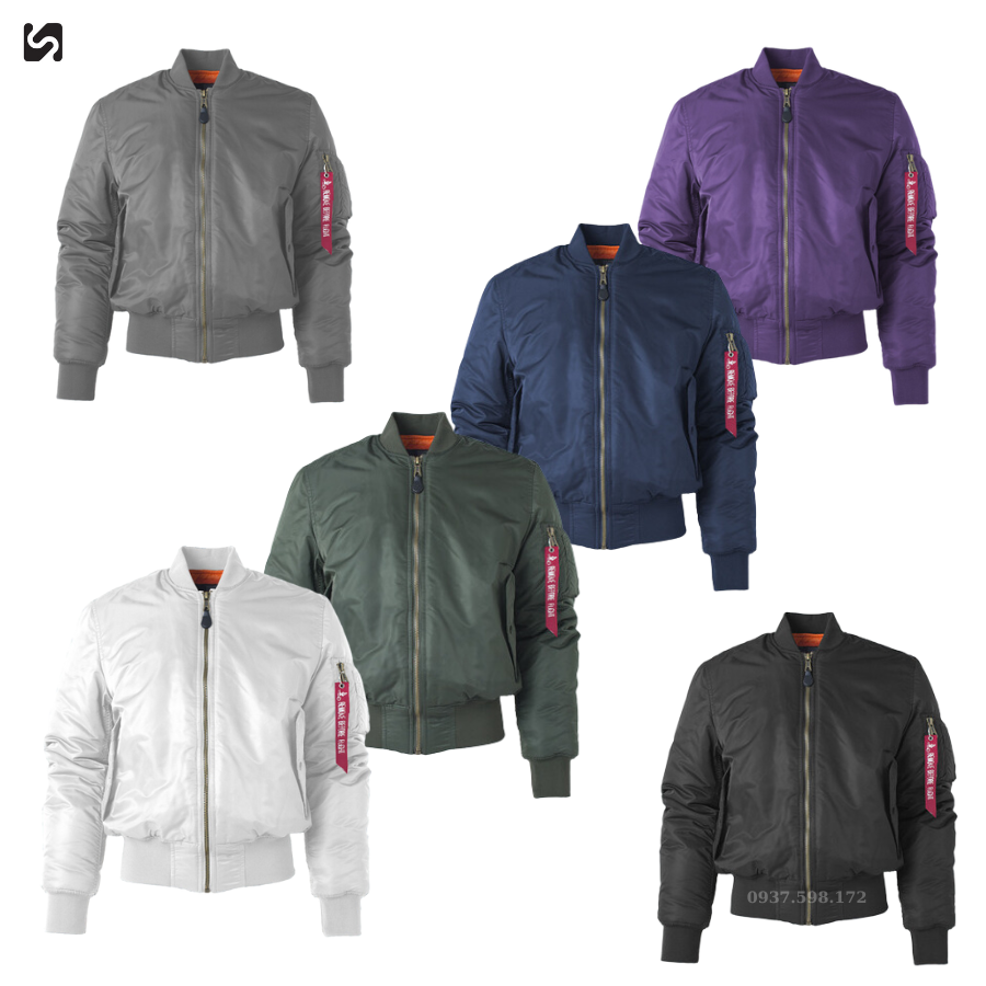 Áo Ma1 - pilot kiểu dáng bomber