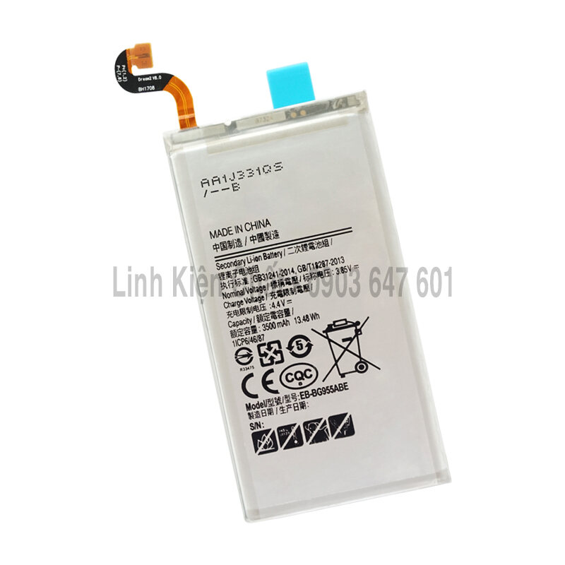 Pin cho Samsung Galaxy S8 Plus S8+ G955 3500mAh Zin - Hàng nhập Khẩu