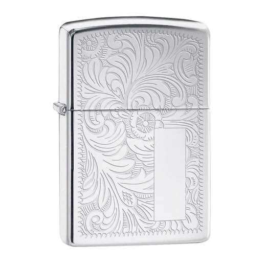 Zippo Venetian Chrome Chính Hãng USA Mỹ