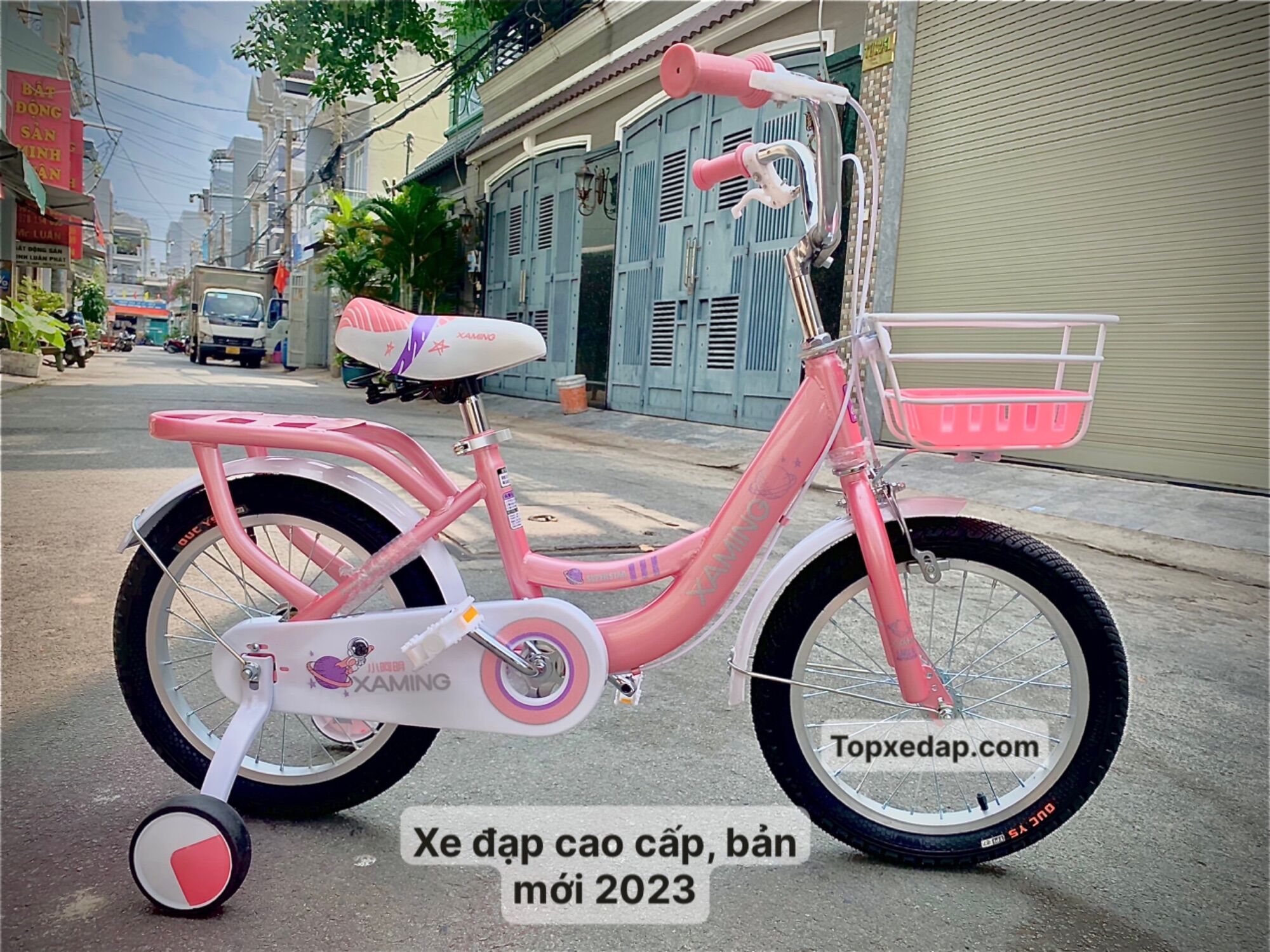 xe đạp trẻ em 16inch cho bé 4-6 tuổi , mẫu mới, tải trọng 80kg