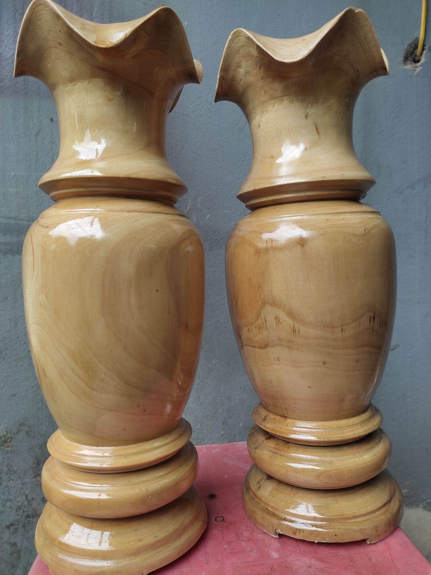 lục bình gỗ xoan giá một đôi