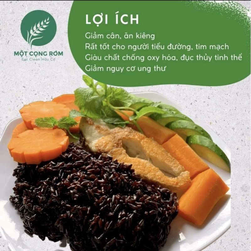 Gạo Lứt Đen Điện Biên (túi 1kg)