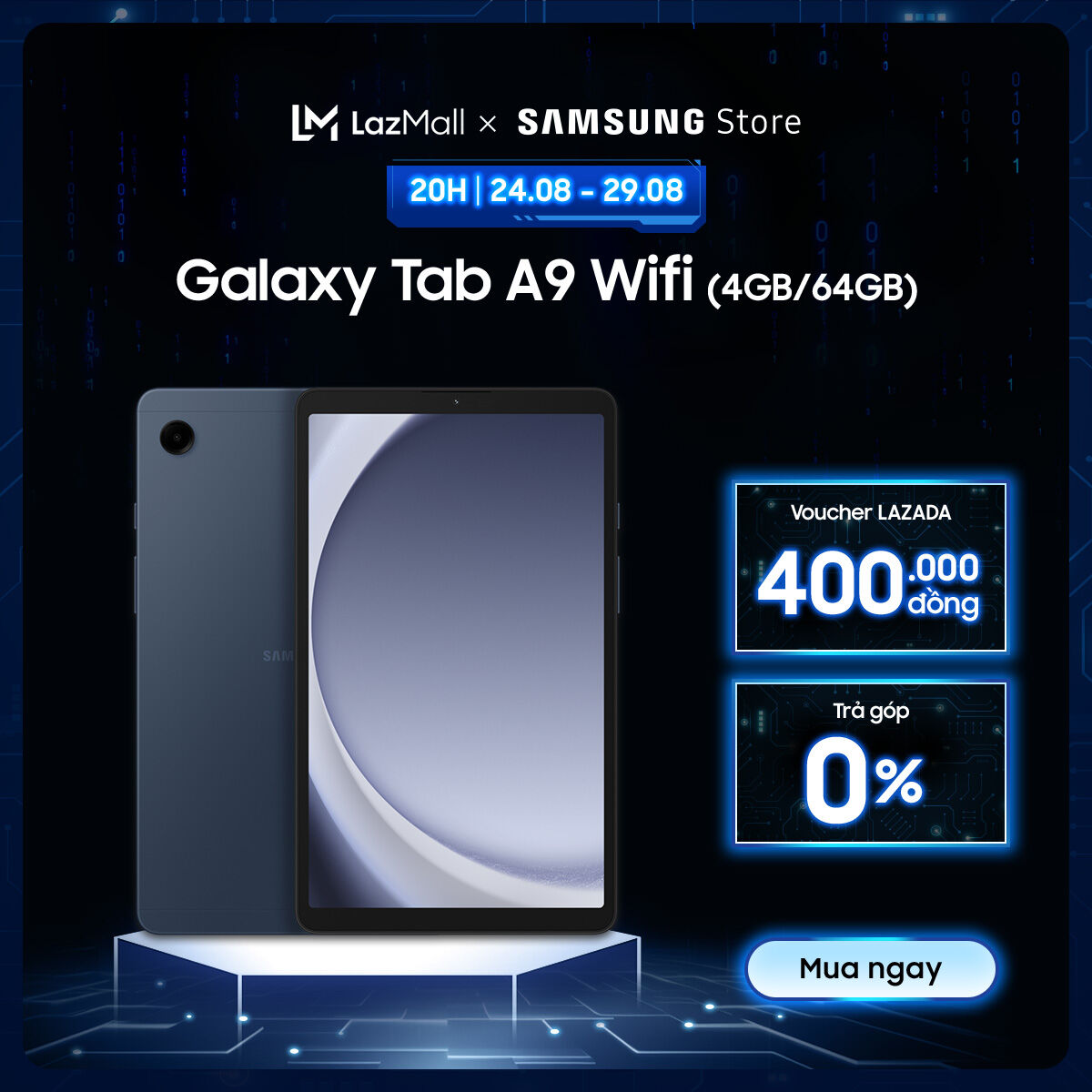 Máy tính bảng samsung galaxy tab a9 4gb/64gb