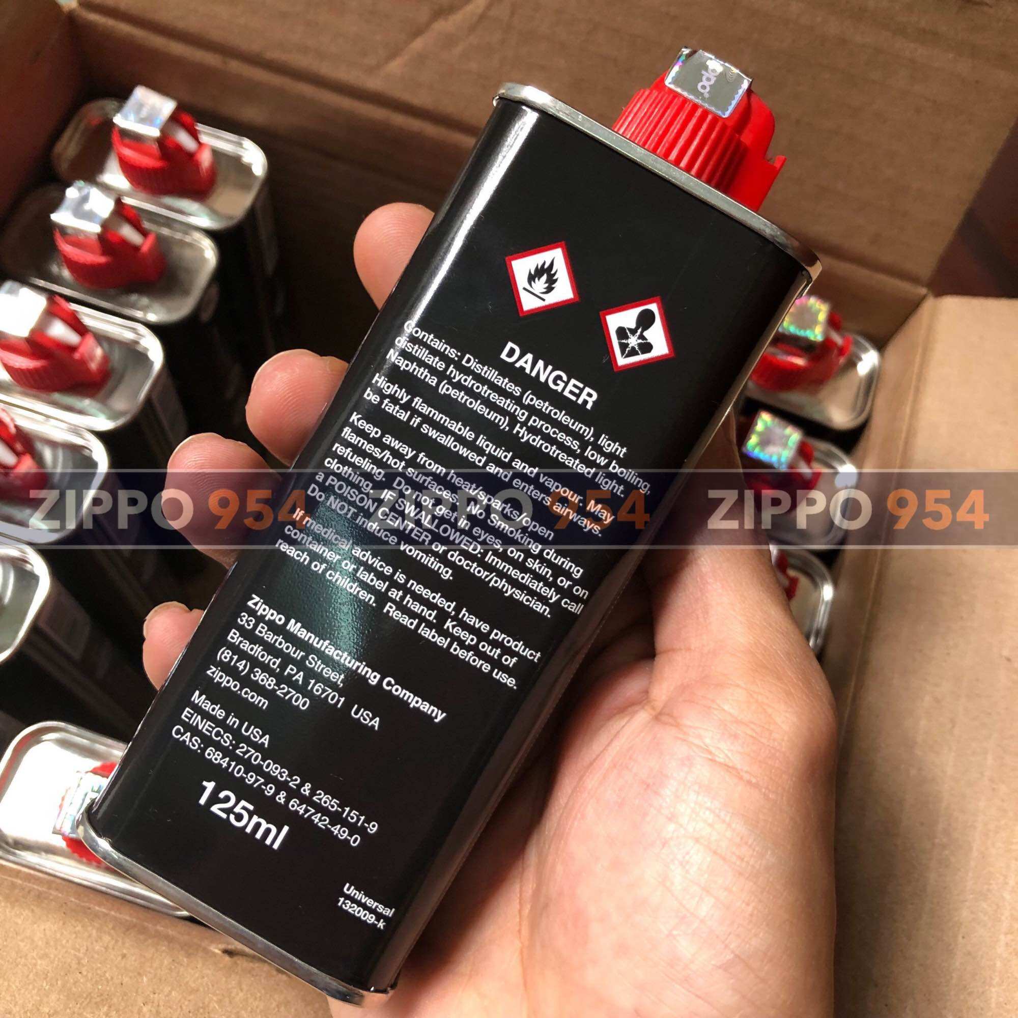 [Zippo954.com] Combo Xăng Đá Tim Zippo Chính Hãng