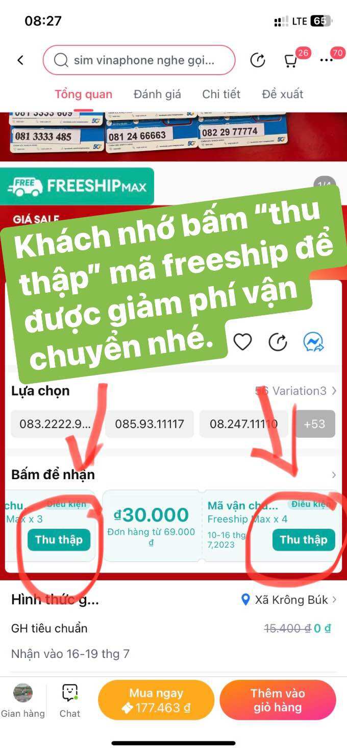 Sim Vina Đầu Số 08 Dễ Nhớ (Sim chưa kích hoạt, Khách tự đăng ký sim)