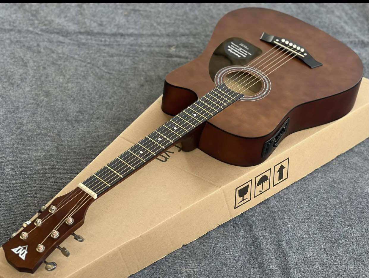 Đàn guitar acoustic T70 giá 1tr50k bản eq kết nối ra loa Đàn T70 size 38 dài 96cm - 7