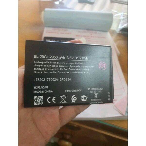 Pin nokia c20 bl-29ci 2950mah bao test