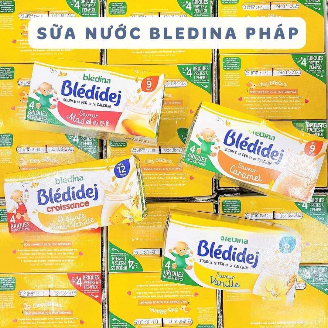Sữa nước Bledina date mới nhất lốc 4 hộp 250ml