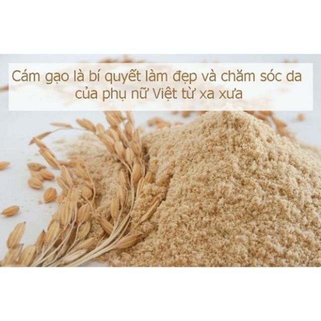 1kg Bột cám gạo sữa non dưỡng da trắng mịn