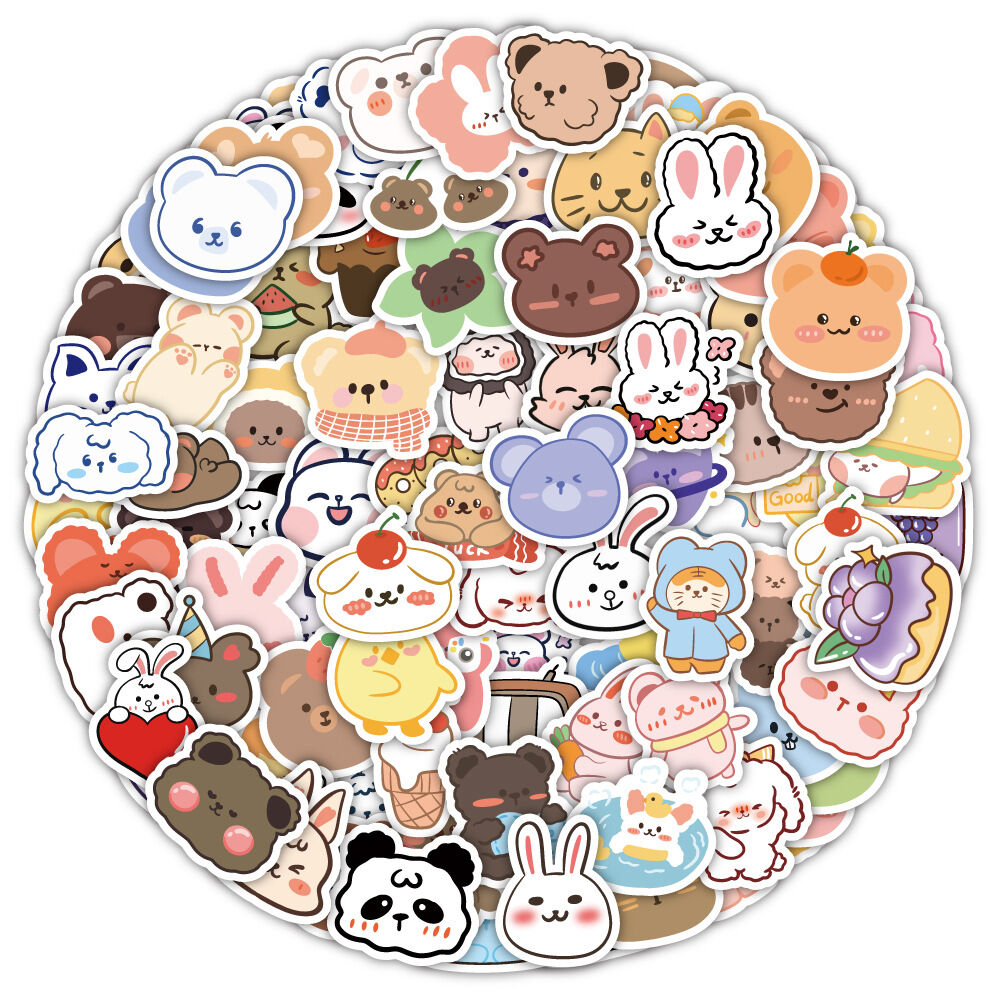 Set 20/50/100 hình dán sticker chống thấm nước M5