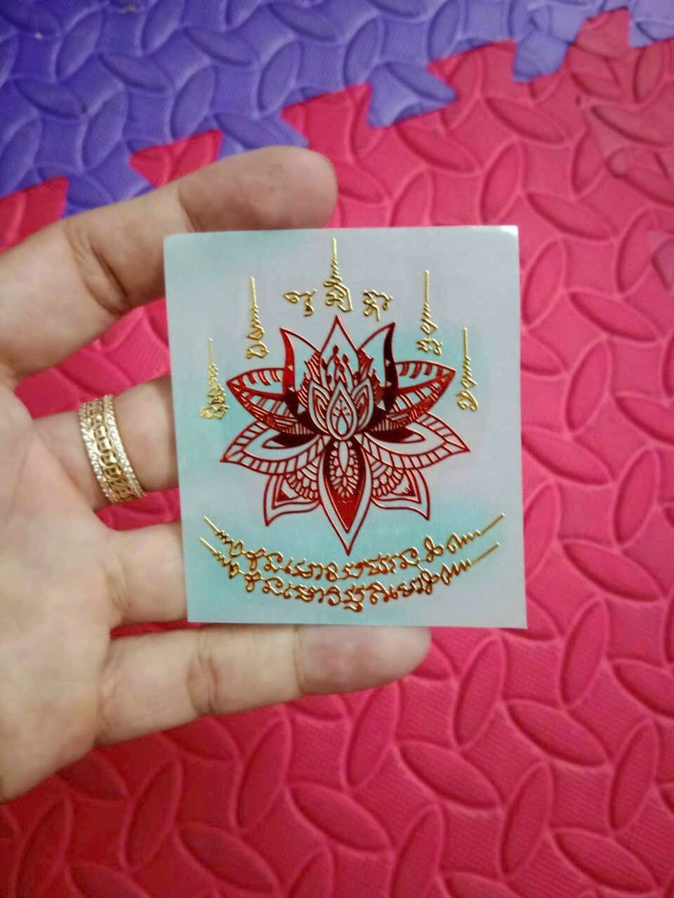 PHÙ HOA SEN ĐỎ THÁI LAN