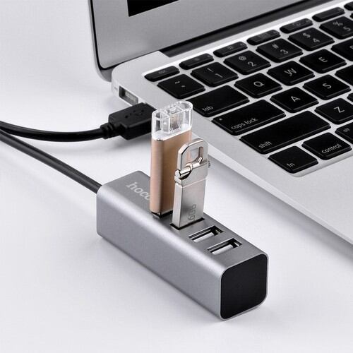 Hub USB 4 Cổng Hoco HB1 Bộ chia cổng usb Hoco HB1 Hub 4 usb