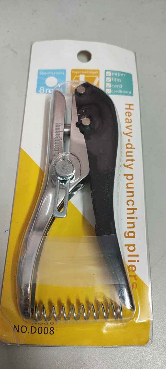 Kìm bấm lỗ nẹp chỉ nhựa PVC che lỗ vít 10li ,kiềm bấm lỗ tròn giấy 10mm