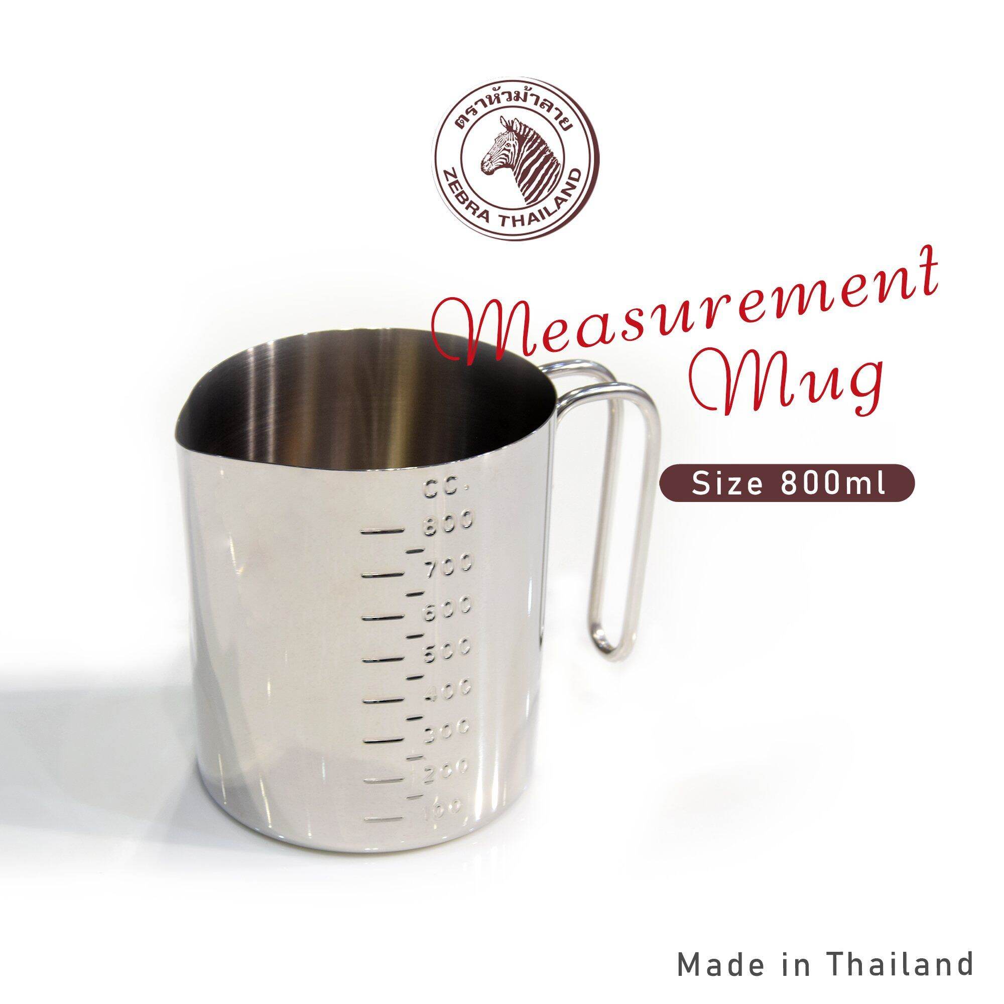 Ca inox zebra đong thể tích 800ml - 112590