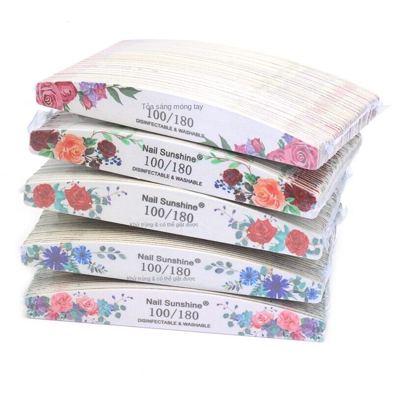 Dũa Móng Tay 2 Mặt Dùng Một Lần Rose Wood (50pcs)