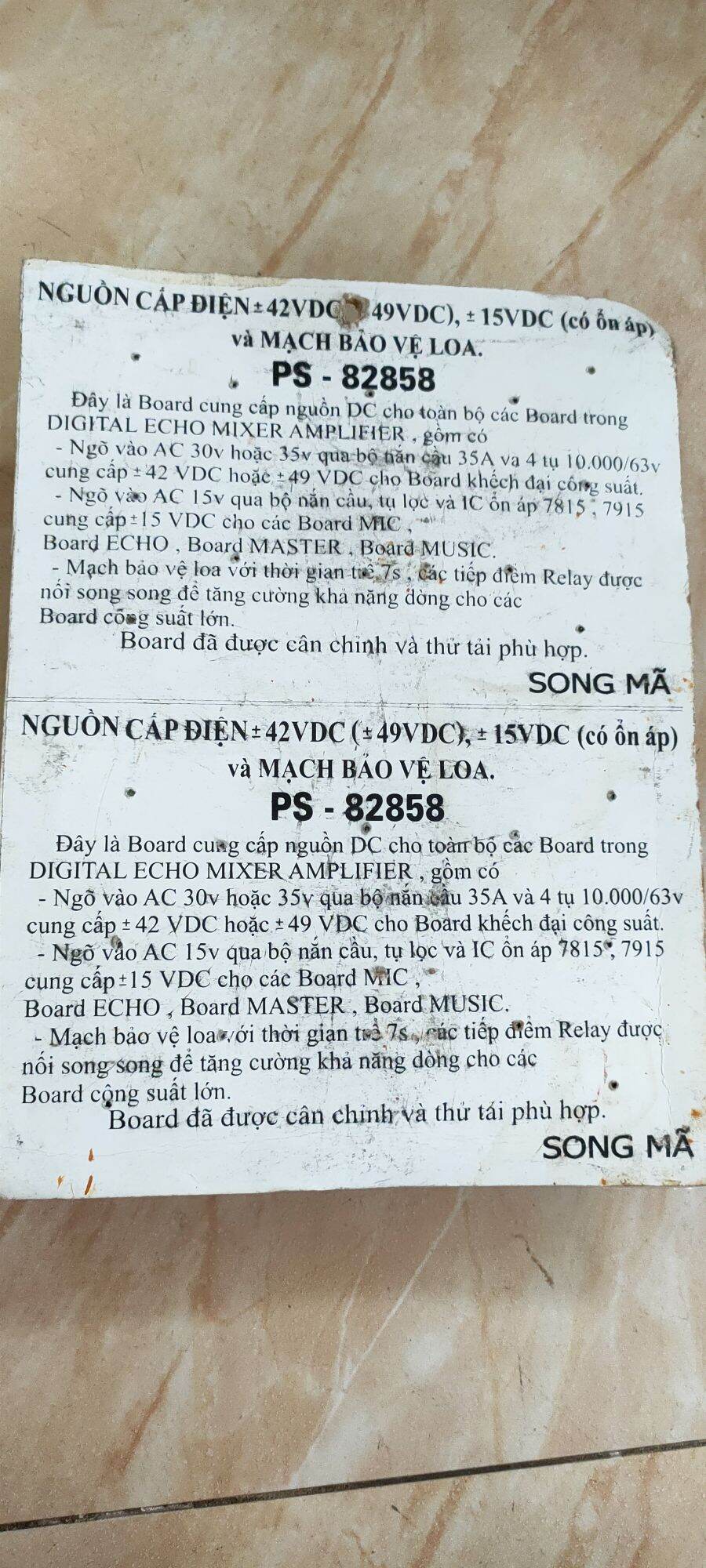 Bo nguồn 4 Tụ song mã