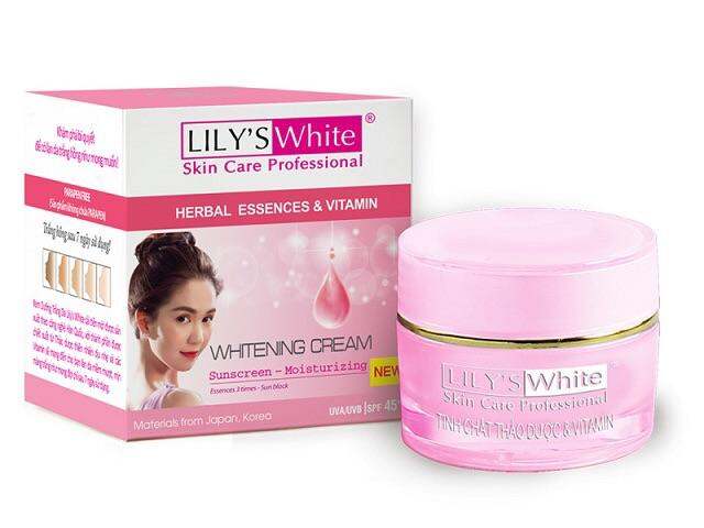 Kem dưỡng trắng da thảo dược - chống nắng - bảo vệ da Lily's White