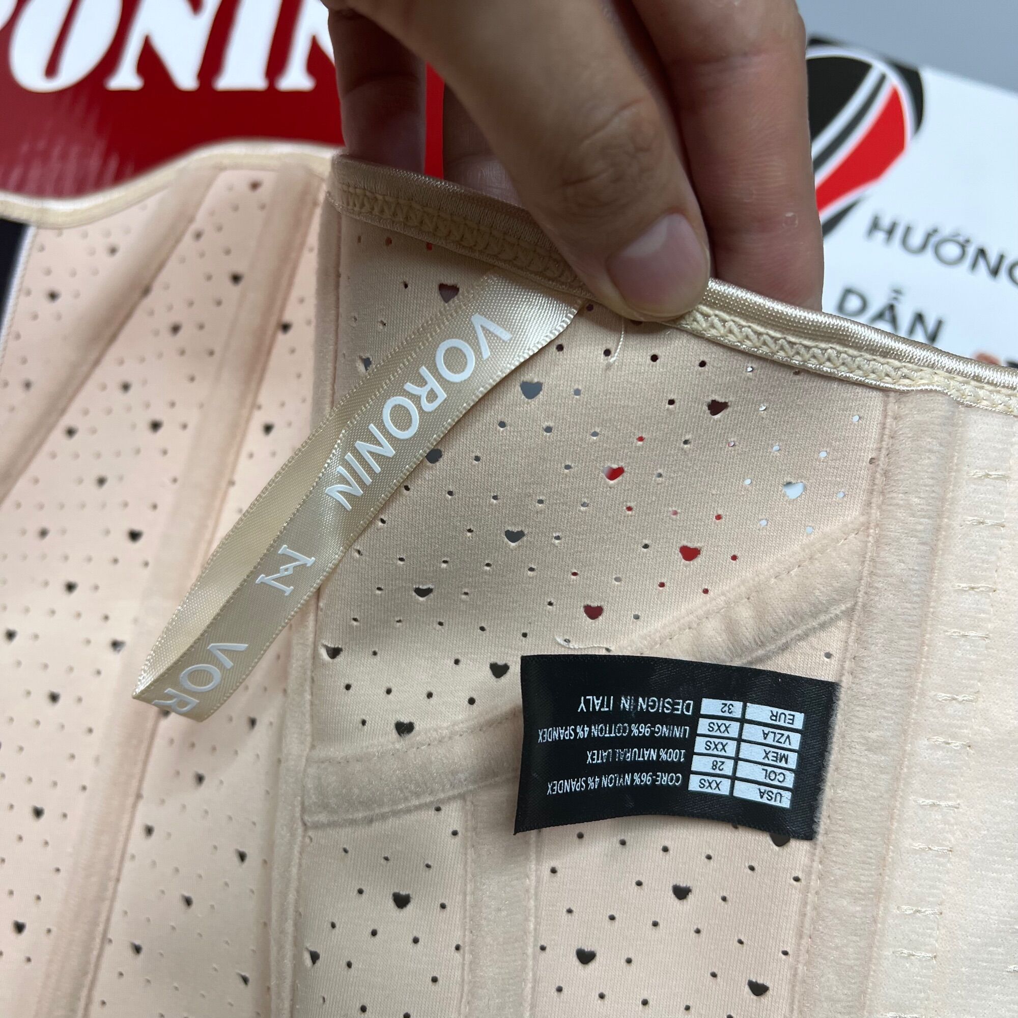 Đai siêu eo Voronin ( tặng thanh nối + lót liner )