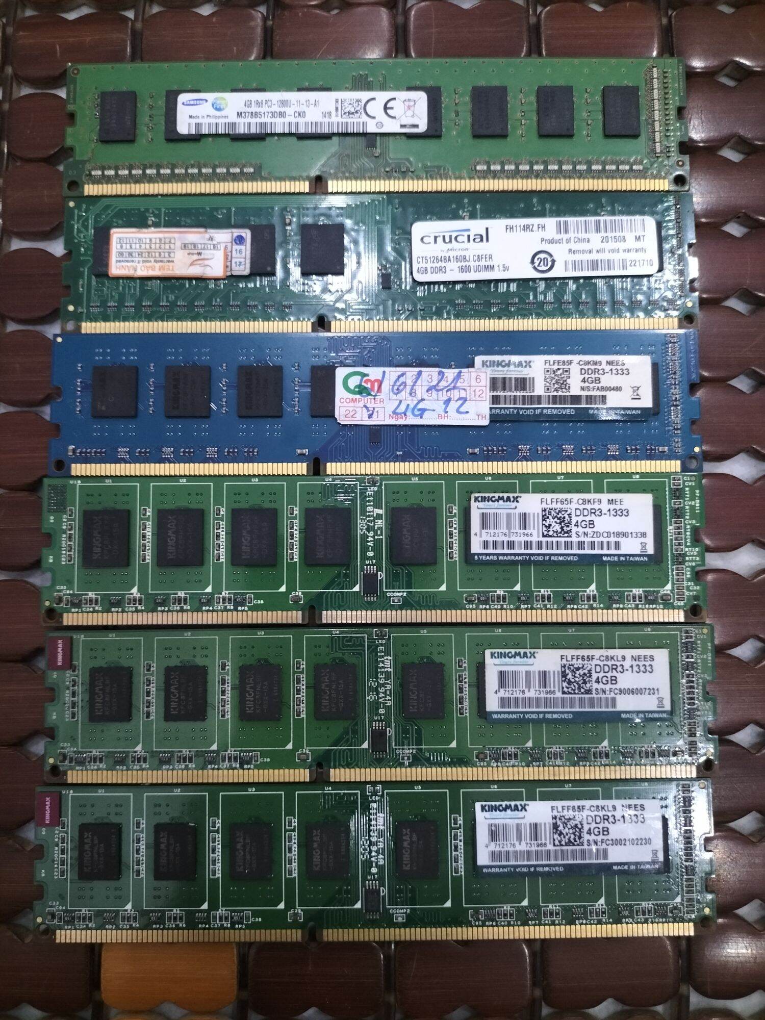 Ram pc ddr3 4gb bus 1333/1600