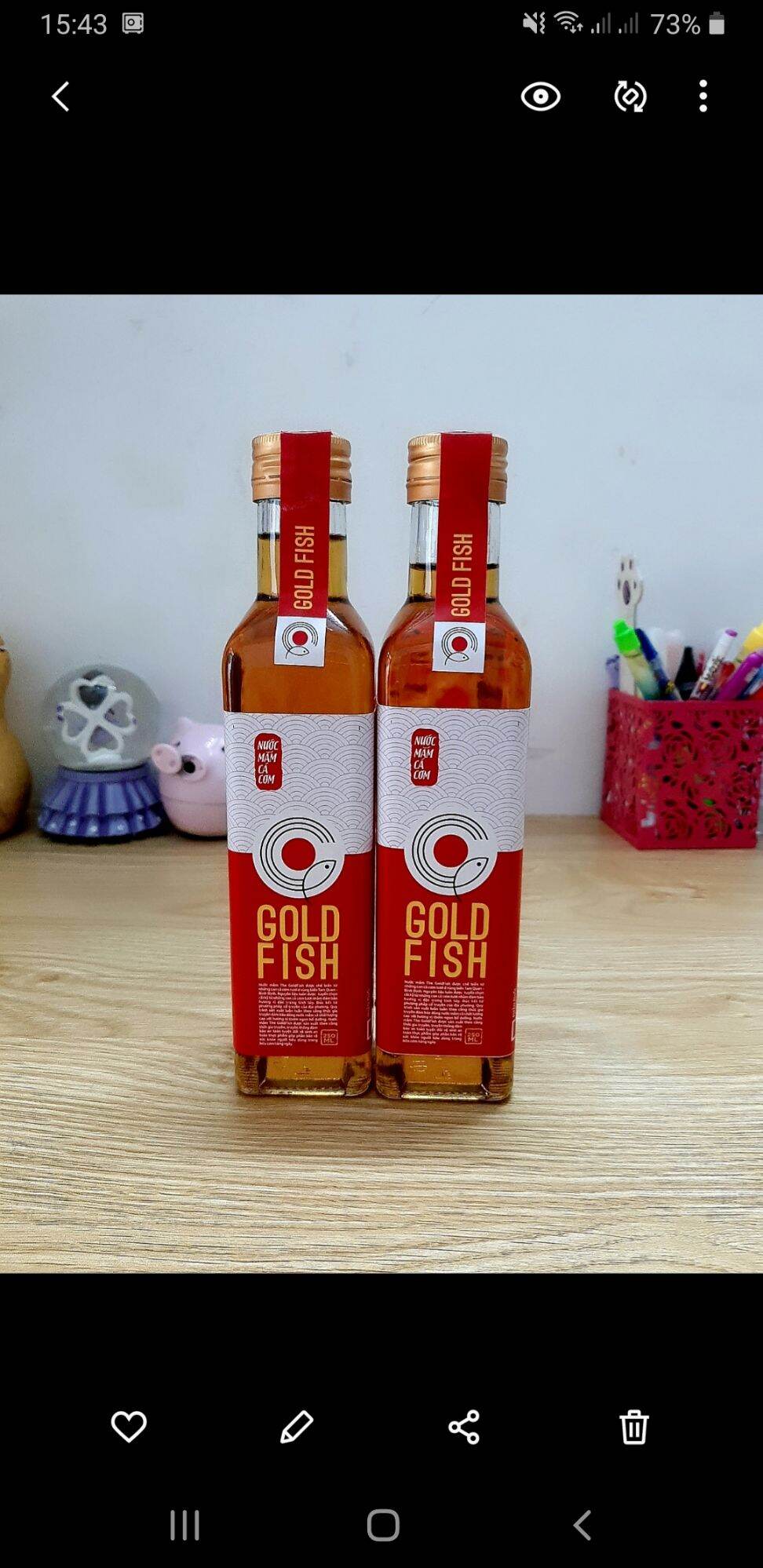 NƯỚC MẮM CÁ CƠM TRUYỀN THỐNG BÌNH ĐỊNH 250ML