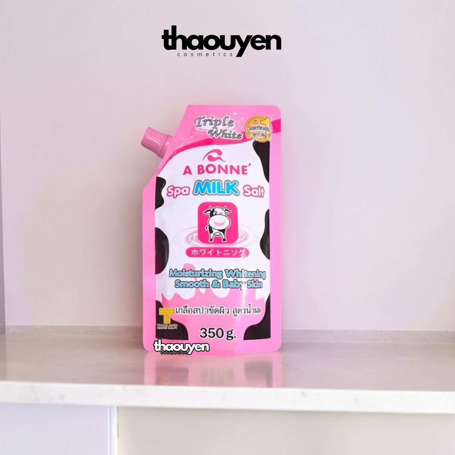Muối Tắm Sữa Bò Tẩy Tế Bào Chết A Bonne Spa Milk Salt Thái Lan 350g