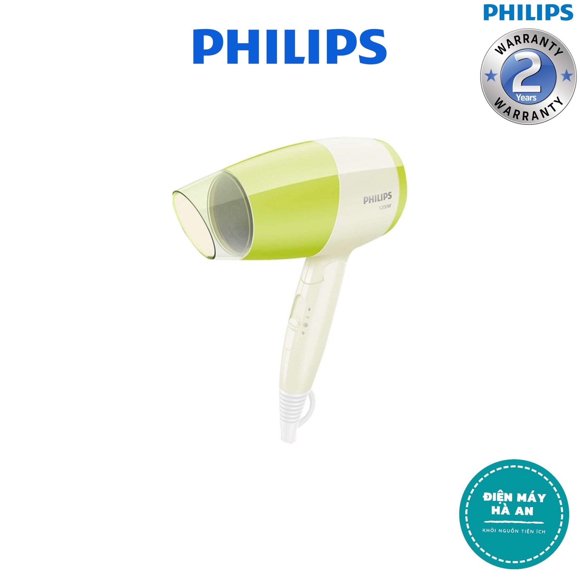 Máy sấy tóc du lịch philips bhc015 - hàng chính hãng - bảo hành 24 tháng