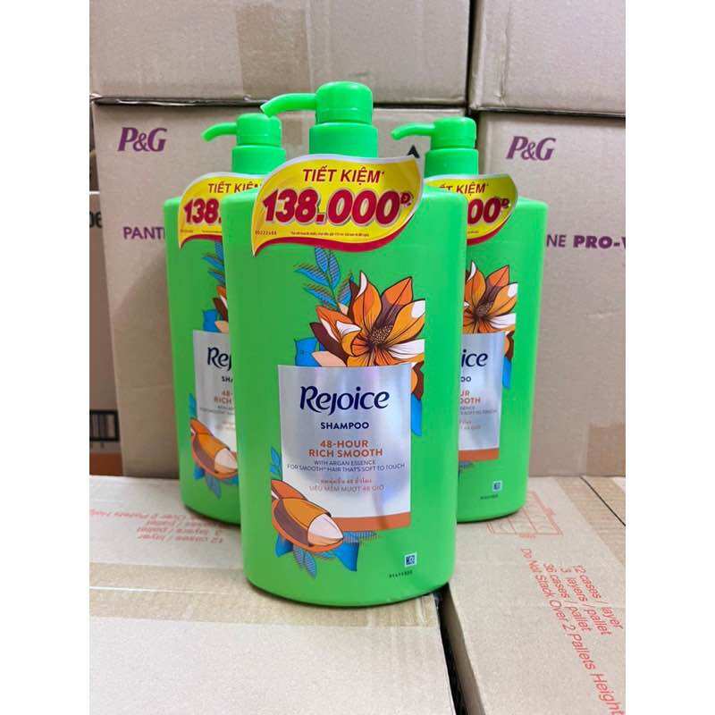 Dầu gội Rejoice Siêu mượt Siêu khổng lồ Siêu tiết kiệm 1800ml