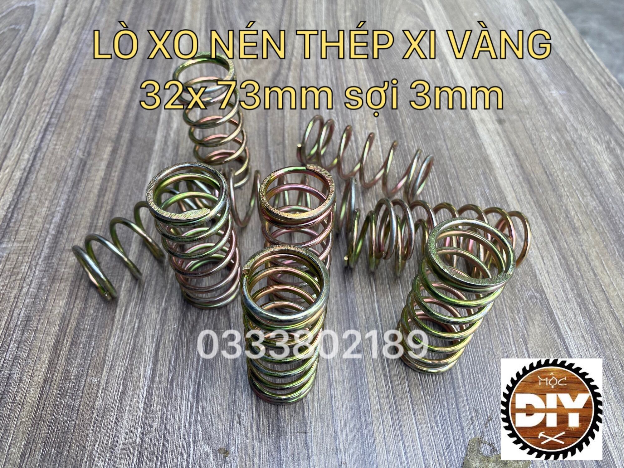 Lò xo nén phi 32/ lò xo sợi 3mm