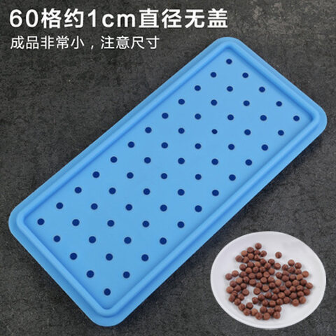 Thực Phẩm Silicon Cao Cấp Tròn Nhỏ Dạ Hội Ngọc Trai Trà Sữa Khuôn 1cm Dụng Cụ Nhà Bếp Máy Làm Kem Có