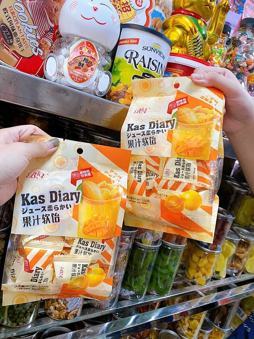 KẸO DẺO NƯỚC ÉP TRÁI CÂY TƯƠI KAS DIARY