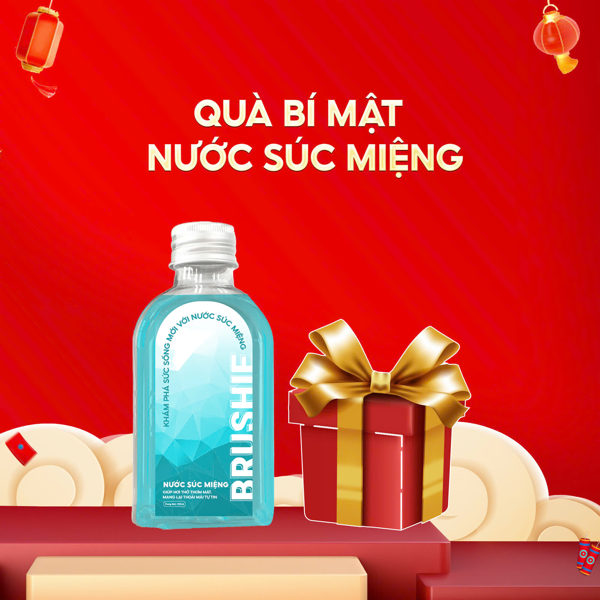 [HÀNG TẶNG - GIFT] QUÀ TẶNG CHO Smilee Max và Tăm nước Brushie, Flossie ngày sale T12: Nước súc miệng, và Quà bí mật