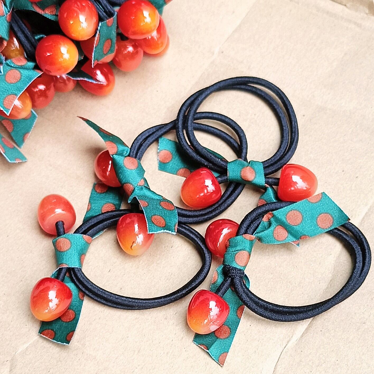 Dây cột tóc cherry loại tốt mẫu mới cho nữ