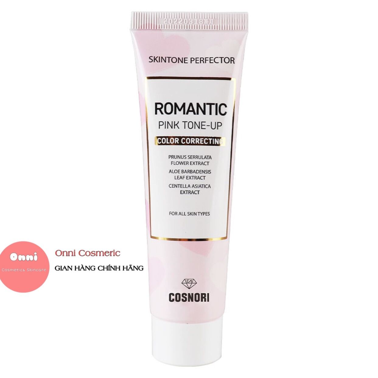 [Hcm]Kem Dưỡng Nâng Tone Cosnori Romantic Pink Tone - Up Cream 50Ml