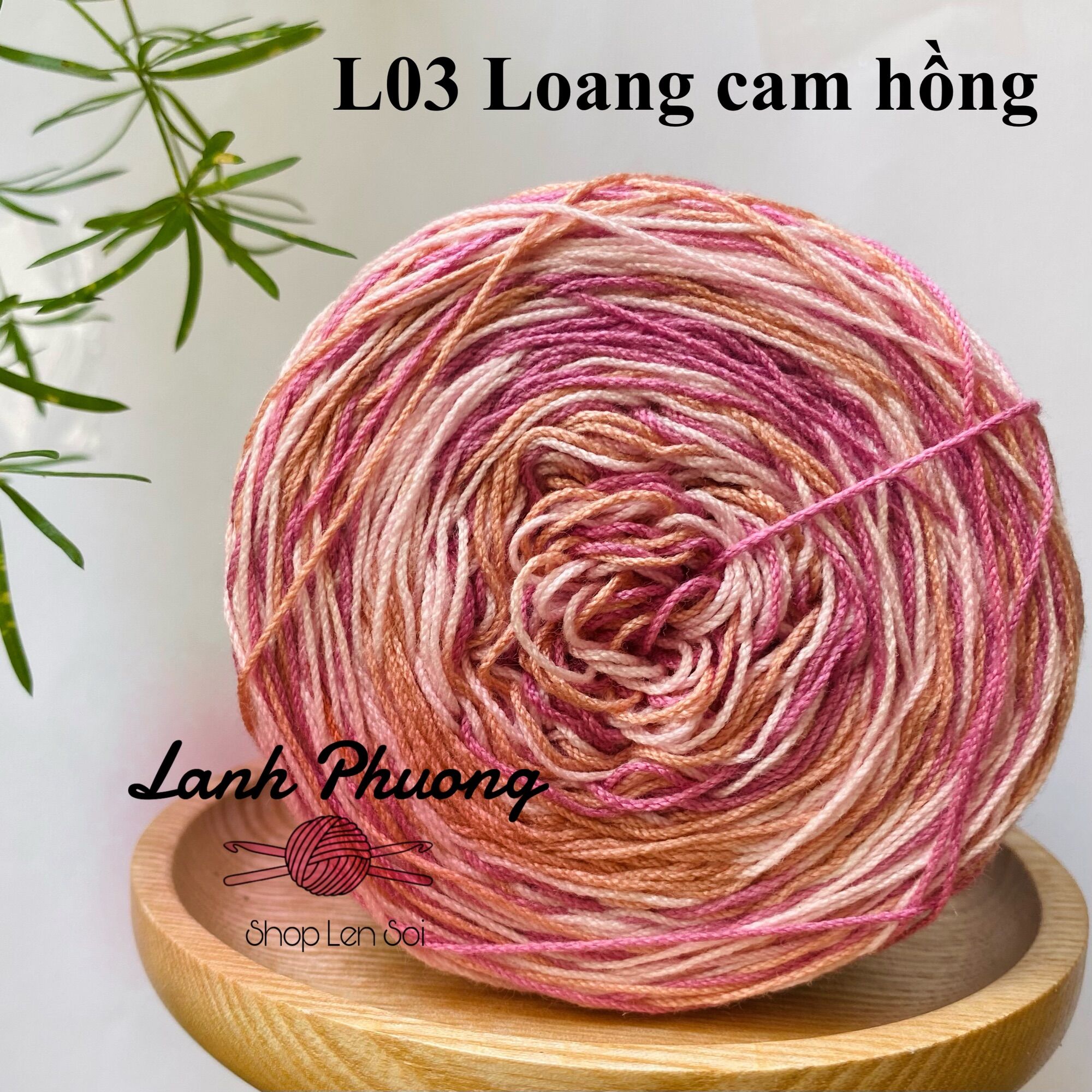 Sợi Thái SOFT TOUCH LOANG, Sợi Mùa Hè Móc Váy, Đầm