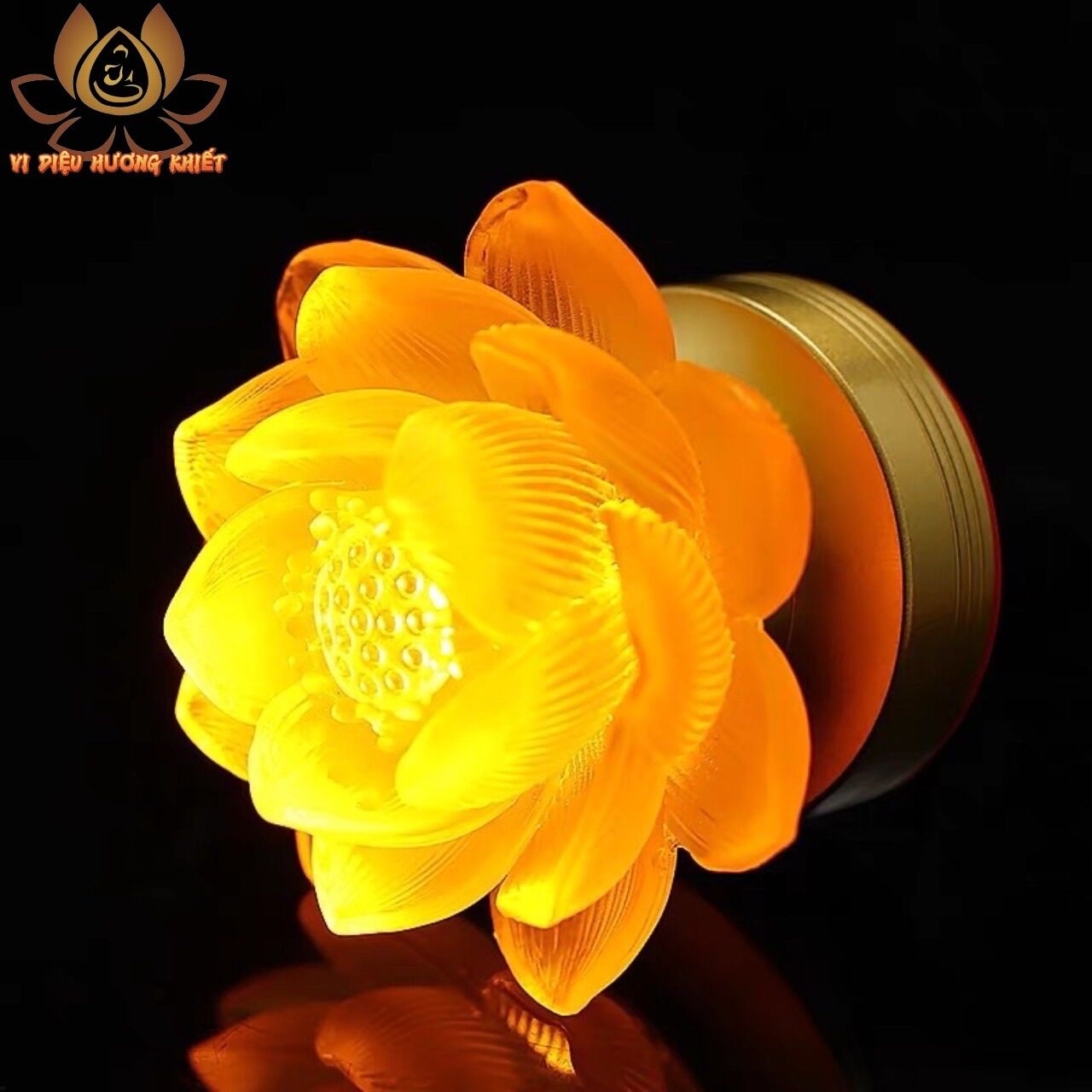 [MẪU SẠC ĐIỆN] CẶP 2 CHIẾC ĐÈN LED HOA SEN LƯU LY THỜ CÚNG TRANG TRÍ