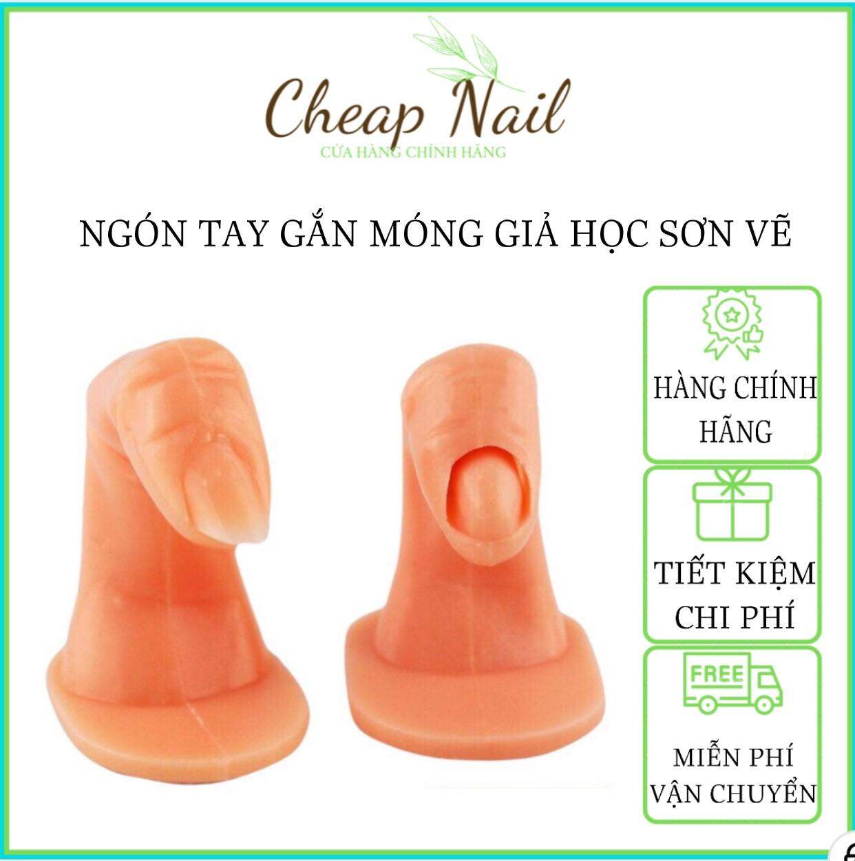 Ngón tay giả học làm nail, ngón tay giả học sơn vẽ đắp bột móng - CHEAP NAIL