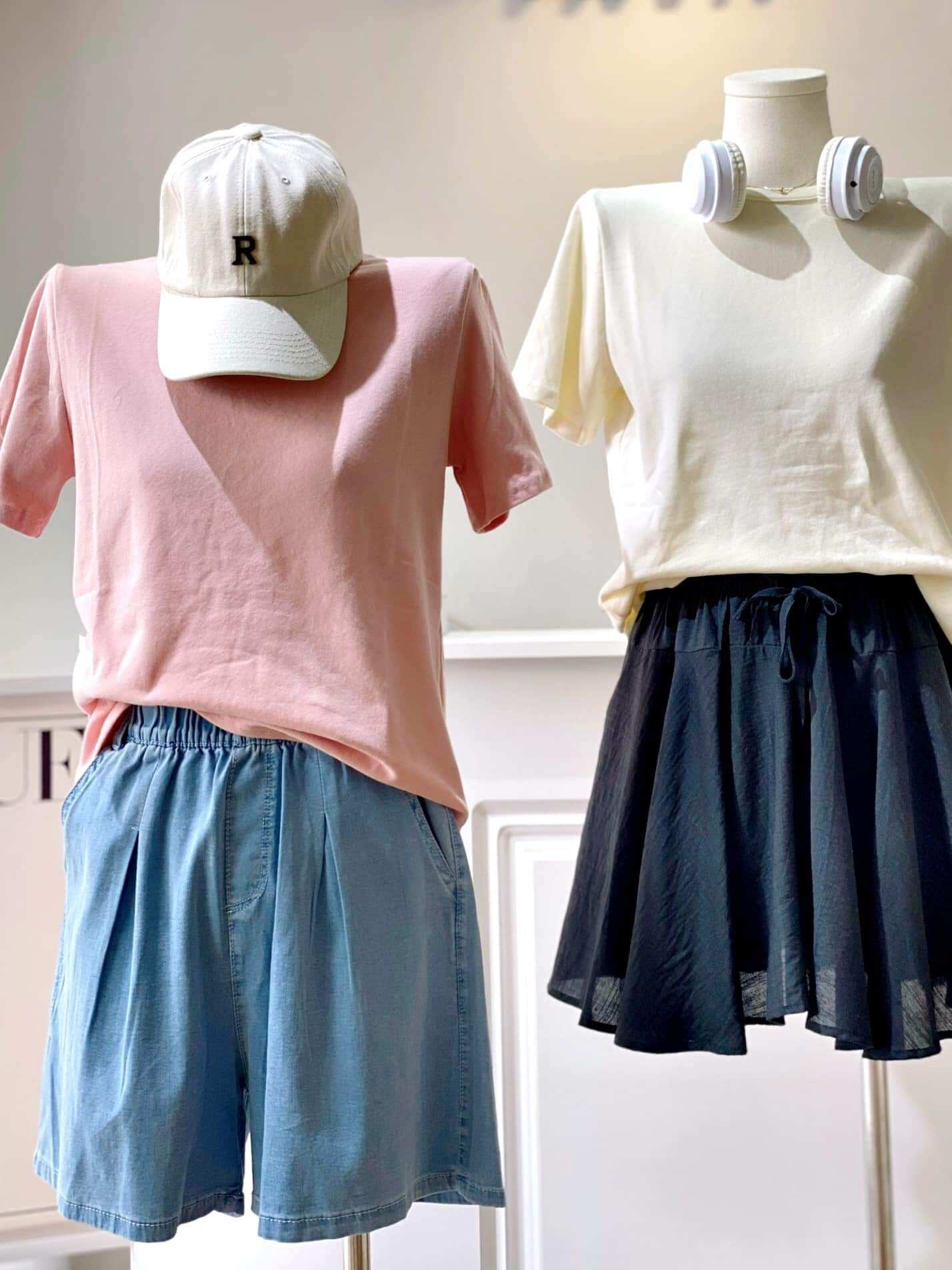 Áo thun Babytee Trơn Cá Tính, Áo Thun Nữ Babytee cotton co dãn