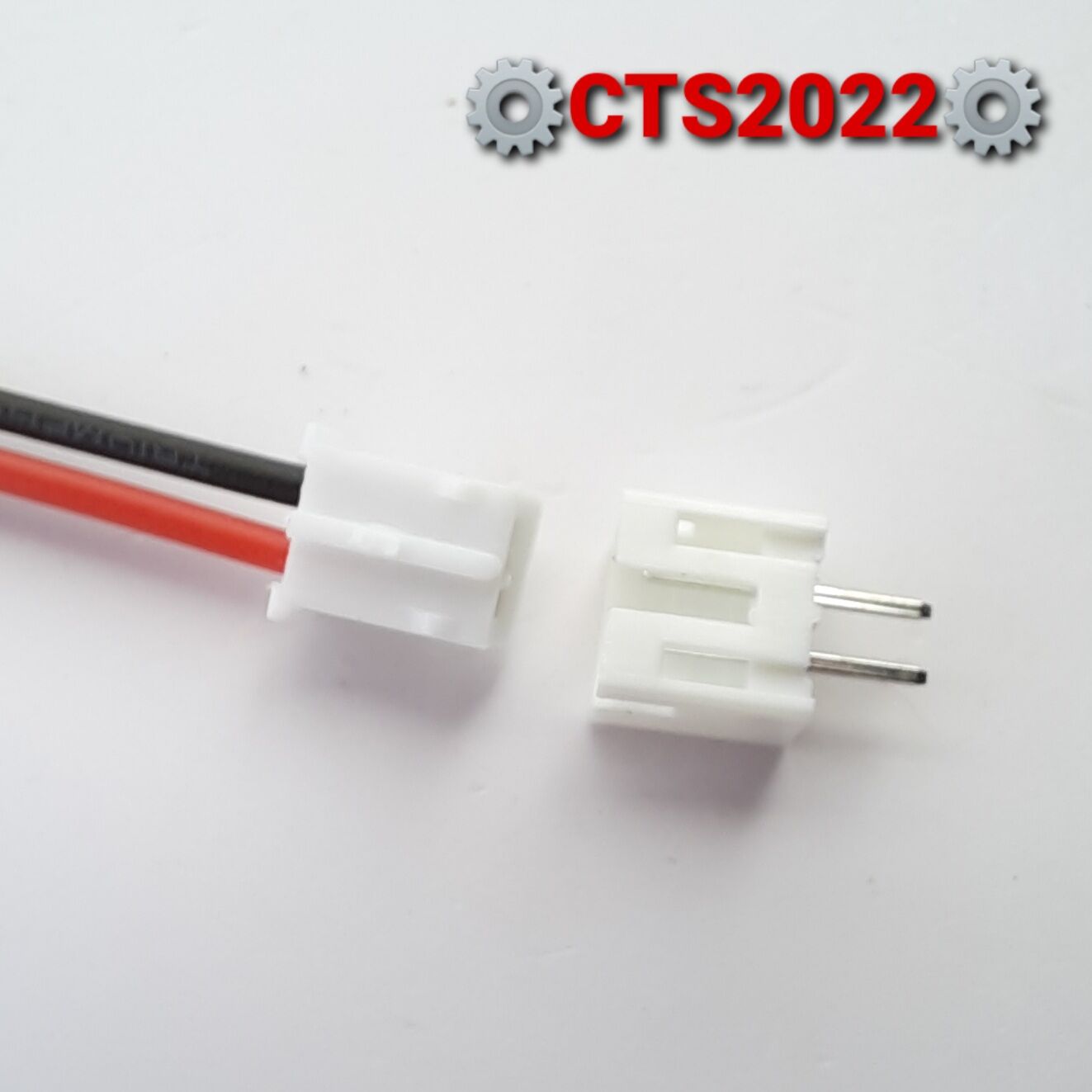Jack cắm JST XH2.5- 2 chân dài 120mm